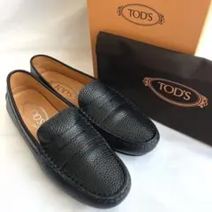 極美品✨TOD'S トッズ レザー ローファー ゴンミーニ ブラック 23㎝のサムネイル