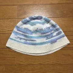 クロシェハット　クラッシャーハット　男女兼用　ハンドメイド