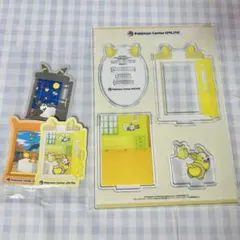 ポケモンセンターオンライン　ミニゲーム　アクリルスタンド　ステッカー　ワンパチ