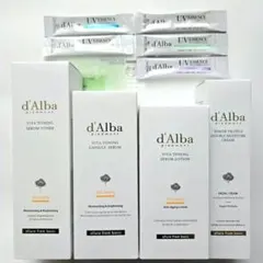 d'Alba ビタトーニングトナー、セラム、ローション、ダブルモイスチャクリーム