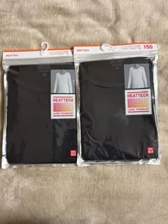 UNIQLO ヒートテック　UネックT 9分袖　150 2枚セット