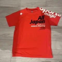 DESCENTE 2019 インターハイ 陸上競技 Tシャツ