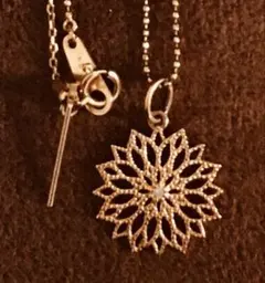 アガット k10ペンダントトップとk10ボールチェーンのセット