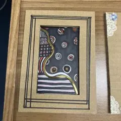 ハンドメイド アート作品 抽象画 ３つで500円