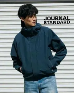 ☆JOURNAL STANDARD ラスカエアーパネルドジャケット ネイビーM☆