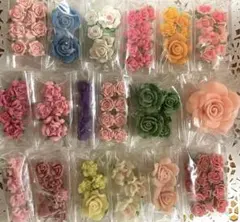 樹脂薔薇デコパーツ まとめ売り