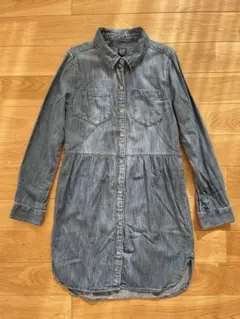 GAP デニムシャツワンピース 130