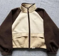 Nike ナイキ　フリースジャケット　ベージュブラウン