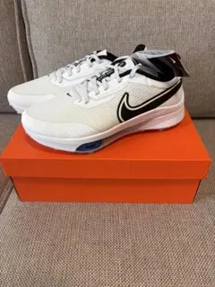 新品］NIKE Air Zoom NXT% ゴルフシューズ ホワイト ネイビー - メルカリ