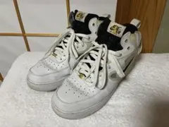 NIKE AIR FORCE 1 MID ホワイト ゴールド