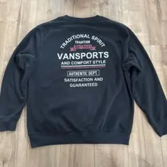 【VANS SPORTS 】ブラック トレーナー