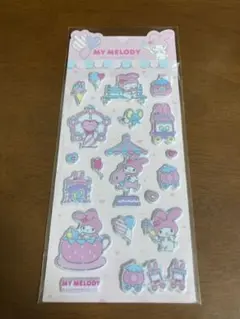 サンリオ　ぷっくり立体シール　マイメロ