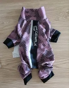 Sサイズ【GEWALK】機能性 プロテクト ストレッチ ロンパース【犬】春夏秋冬