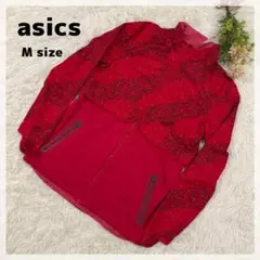 【アシックス】ランニングウェア M ピンクレッド モーションプロテクト