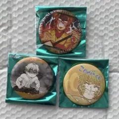 鬼滅の刃隊士百景我妻善逸 エモーショナル缶バッジ 三味線、修行中、ゆる顔