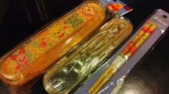 スプーン、フォーク、はし、ケースまとめ売り