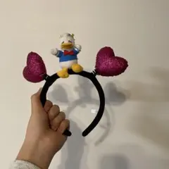 ドナルドダック ハート型カチューシャ