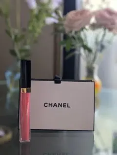 CHANEL リップグロス ピンク 専用ボックス付き