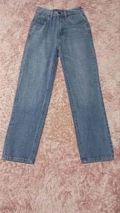 ライトブルー ストレートデニム XSサイズ