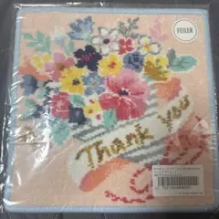 【新品未使用】FEILER フェイラー　Thankyouブーケ　ハンカチ