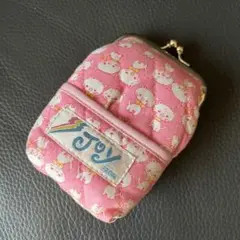 新品　昭和ファンシーがま口　ポーチ　ネコ　ねこちゃん　昭和レトロ