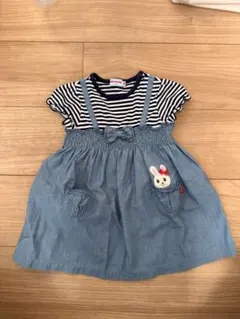 MIKI HOUSE ミキハウス 半袖 ワンピース 90