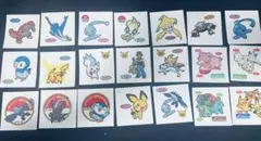 ポケモンパンシール 10周年記念シール等　21枚