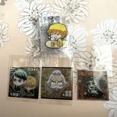 【匿名配送】鬼滅の刃 ばんちょうこう ヘアクリップ 我妻善逸 ウエハース シール