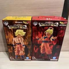 一番くじ ドラゴンボール C賞 超サイヤ人孫悟空 2体セット - メルカリ