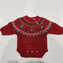 futafuta クリスマス柄 ニットセーター 70cm 24時間以内発送