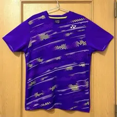 【準美品】 YONEX ゲームシャツ 10428 ユニL パープル 廃盤