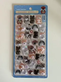 正規品　和柄　ボンボンドロップシール　日本犬　和犬
