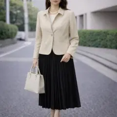 23区ツイードジャケット スカートセット　セレモニー Lサイズ40 38