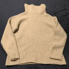 【美品】ATHA カシミヤ混 タートルネックニット