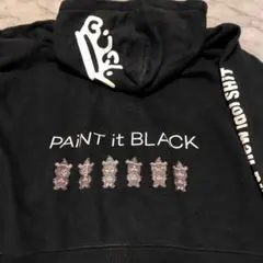 BiSH ☆ PAiNT it BLACK ピクセルパーカー 黒 Lサイズ