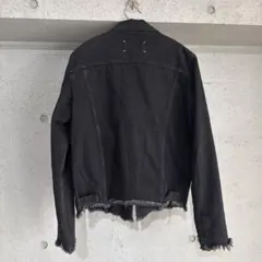 helmut lang fur collar denim jacket - メルカリ