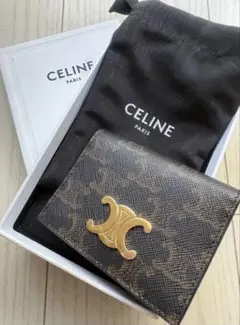CELINE セリーヌ 三つ折り財布 箱付き - メルカリ