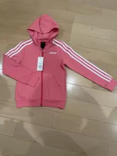adidas ピンクパーカー 140