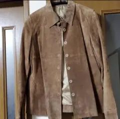 トゥモローランドMACPHEEマカフィー☆スエードシャツジャケット本革キャメル