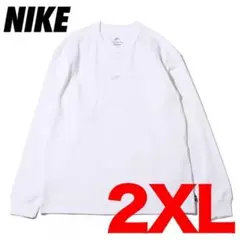 新品 ナイキ NIKE 長袖 Tシャツ DO7391 ホワイト 2XL