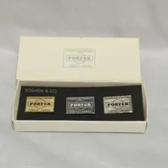 PORTER 吉田カバン ピンバッジ 3点セットのサムネイル