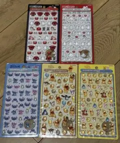 ディズニー ボンボンドロップシール 5種セット