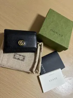 GUCCI 三つ折り財布 ブラック