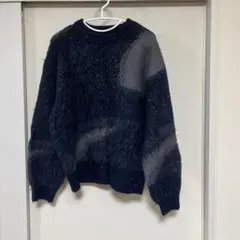 epnok アブストラクトルーズニット ネイビー