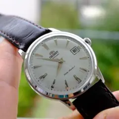 [稼働] ORIENT Bambino SAC00005W0 自動巻き 美品 Orient Bambino Automatic Watch SAC00005W0 White Silver Dial