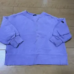 プティマイン 紫色トレーナー　100