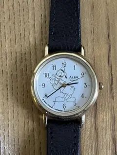 【美品】　希少　レトロ　SEIKO ALBA ドナルドダック 腕時計 ディズニーのサムネイル