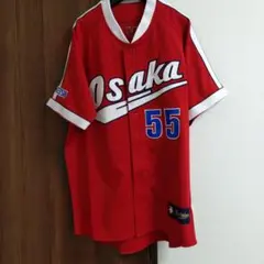 バ*️様 近鉄バファローズ 復刻ユニフォーム T-岡田 55 バ*️様 近鉄バファローズ 復刻ユニフォーム T-岡田 55 - メルカリ
