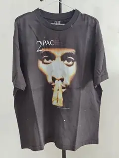 新品未使用2PAC ラップテーマウォッシュ加工 ヴィンテージTシャツS–XL