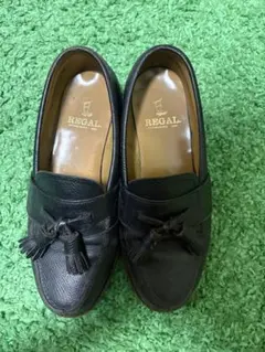 REGAL ブラックレザー ローファー